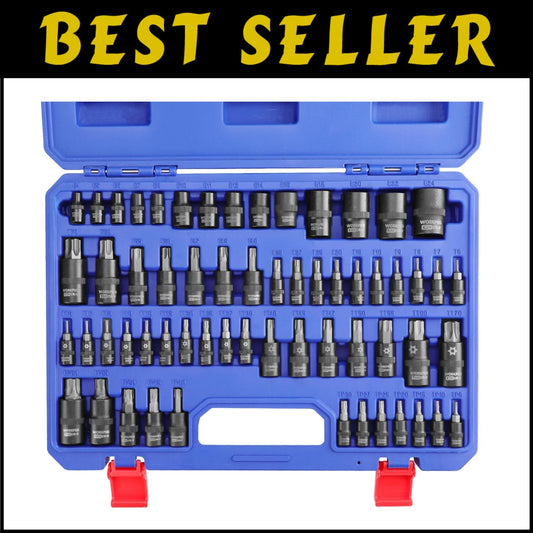 Versatile 60-Piece Torx Socket Set for Automotive and DIY Projects - Gift-Ready