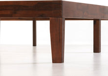 Load image into Gallery viewer, King-Sized Platform Bed Frame - Espresso Finish, Solid Wood, 440 lbs Capacity