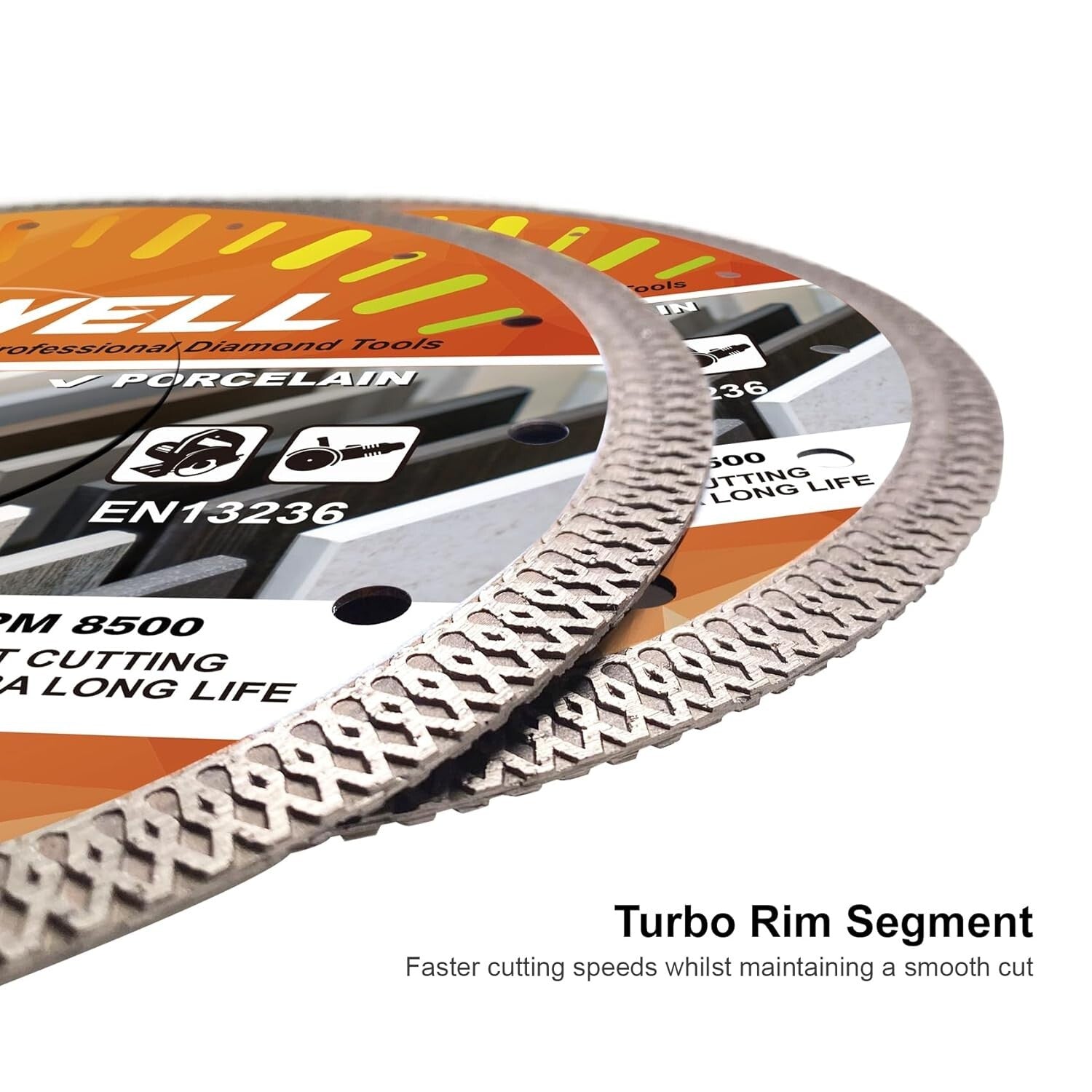 Professional 7 Inch Diamond Blades for Ultra-Fast Ceramic & Porcelain Cutting