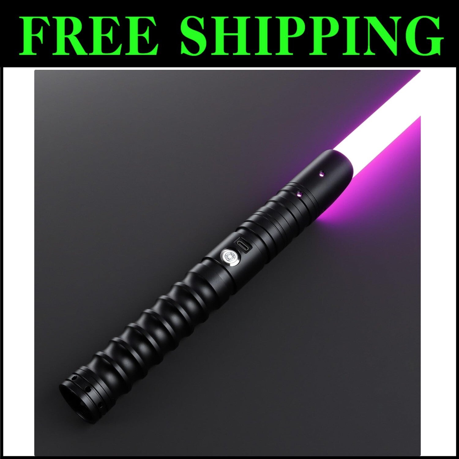 Aluminium Alloy Combat Lightsaber with Smooth Swing & Realistic Sound Effects