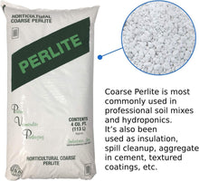 Load image into Gallery viewer, 120 Quart Non-Decay Organic Perlite for Healthy Plant Growth and Root Anchoring
