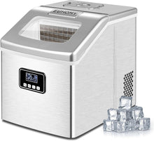 Load image into Gallery viewer, Quiet Operation 40Lbs/Day Ice Maker with Removable Basket – Ideal for Home &amp; Bar