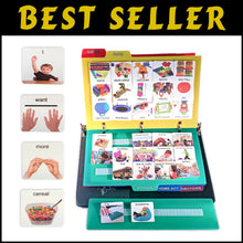Load image into Gallery viewer, Portable Autism Communication Kit with 162 Photo Cards &amp; Color-Coded Dividers