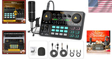 Load image into Gallery viewer, Live Streaming Audio Mixer Bundle with 4 Device Compatibility - Black Edition