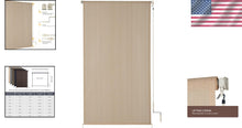 Load image into Gallery viewer, Stylish 4' x 6' Cordless Outdoor Shade - Safe, Easy, &amp; Breathable for Your Home