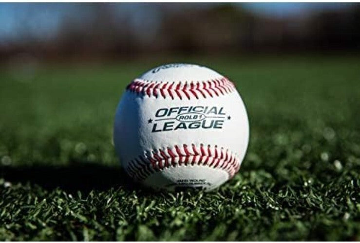 12 Count Official League Baseballs | Competition Grade | ROLB1 for Youth 14U