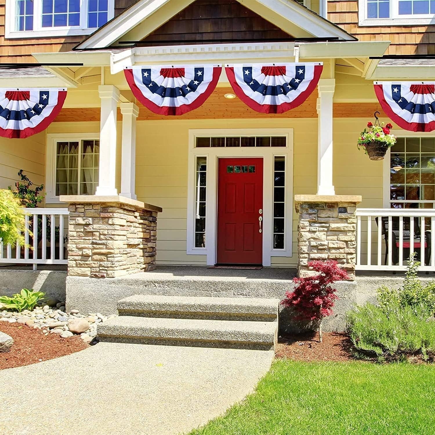 20 Durable American Flags with Grommets - Perfect for Memorial Day & July 4th