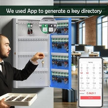 Load image into Gallery viewer, Durable 96-Key Lock Box with Multiple Unlock Options - Ideal for Homes &amp; Offices