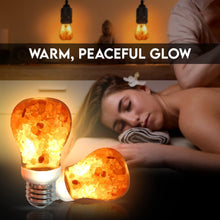 Load image into Gallery viewer, Patent Design LED Mood Lighting Bulbs - 60W Equivalent Himalayan Salt, 4 Pack