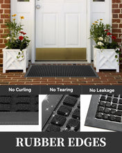 Load image into Gallery viewer, Low-Profile Welcome Mat - Durable Rubber Backed Indoor/Outdoor Doormat 24''x47''