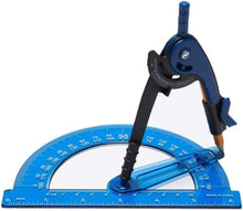 Load image into Gallery viewer, Precision Safety Compass and 6-Inch Protractor Combo - Assorted 12 Packs