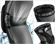 Load image into Gallery viewer, Instant Relief Knee Support Sleeves with Patella Gel Pad &amp; Stabilizers - 2 Pack