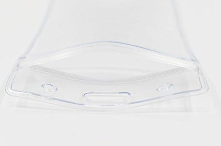 Vertical Clear ID Card Holders - Waterproof with Resealable Zipper - 400 Pcs
