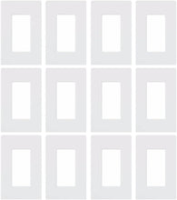 Load image into Gallery viewer, Oversized Screwless Wallplate for Decorator Switches - 12 Pack, Easy Install