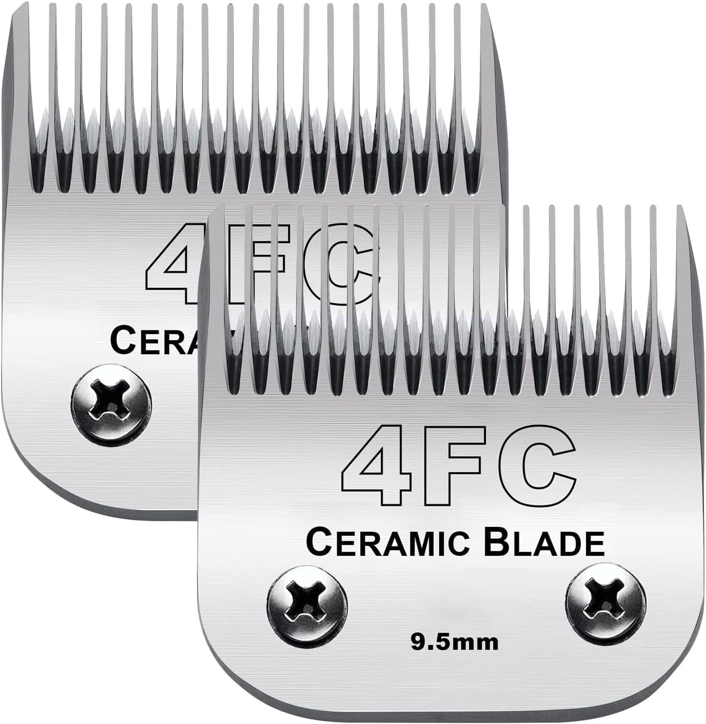 Lightweight Ceramic & Stainless Steel Clipper Blades - Ideal for Smooth Grooming