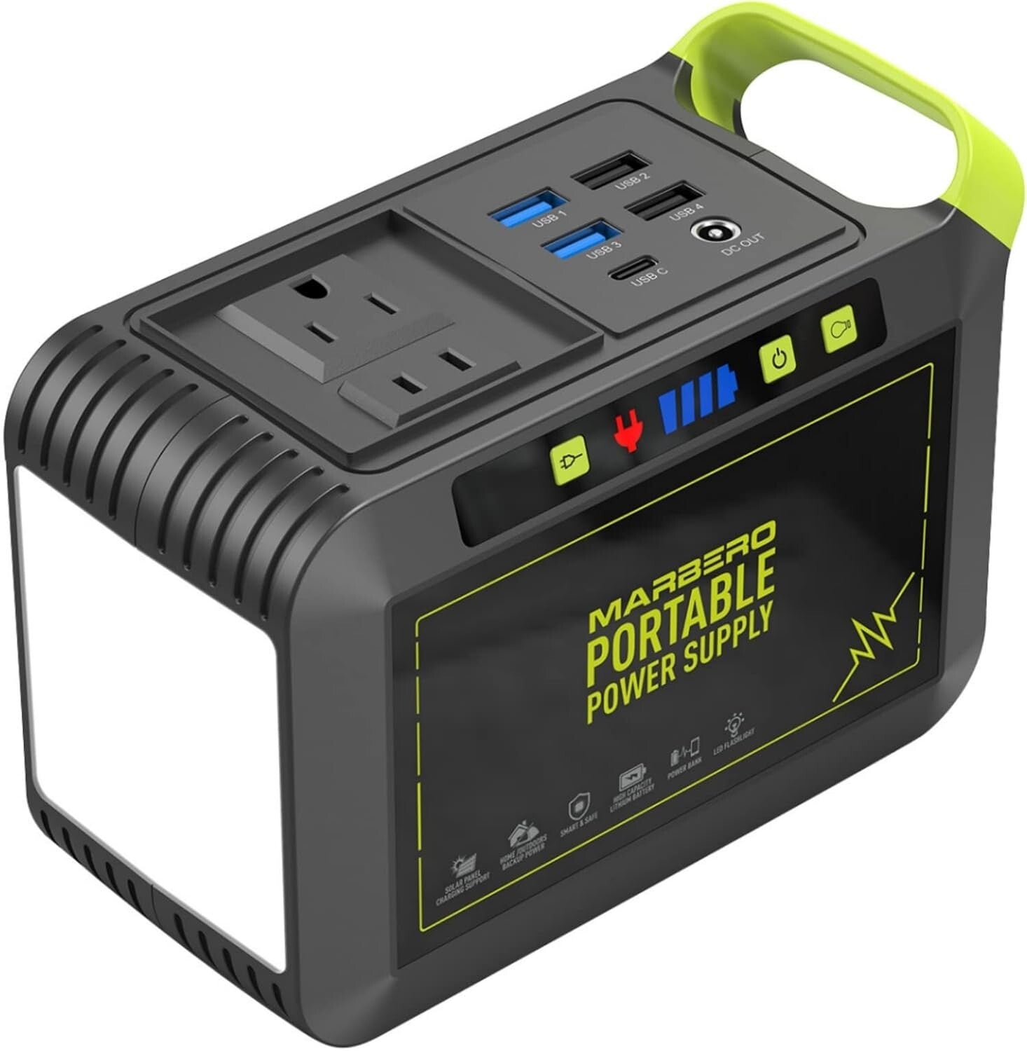 88Wh Portable Power Station with 120W Output - Ideal for Camping & Emergencies
