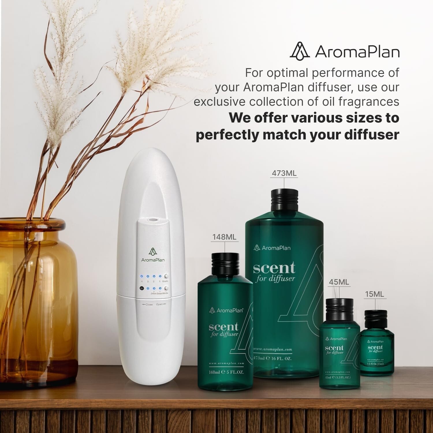 Waterless Essential Oil Diffuser 2 Pack - Plug-in & Portable Aromatherapy