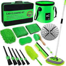 Load image into Gallery viewer, Advanced 17-Piece Car Wash &amp; Detailing Set: Ultimate Cleaning Solution