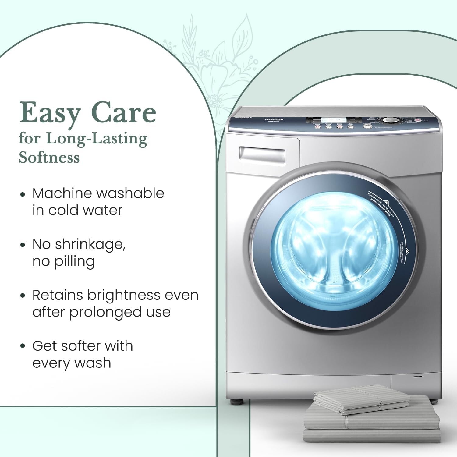 OEKO-TEX Certified 500 TC King Bed Sheet Set - Ultra Soft Grey Cotton Luxury