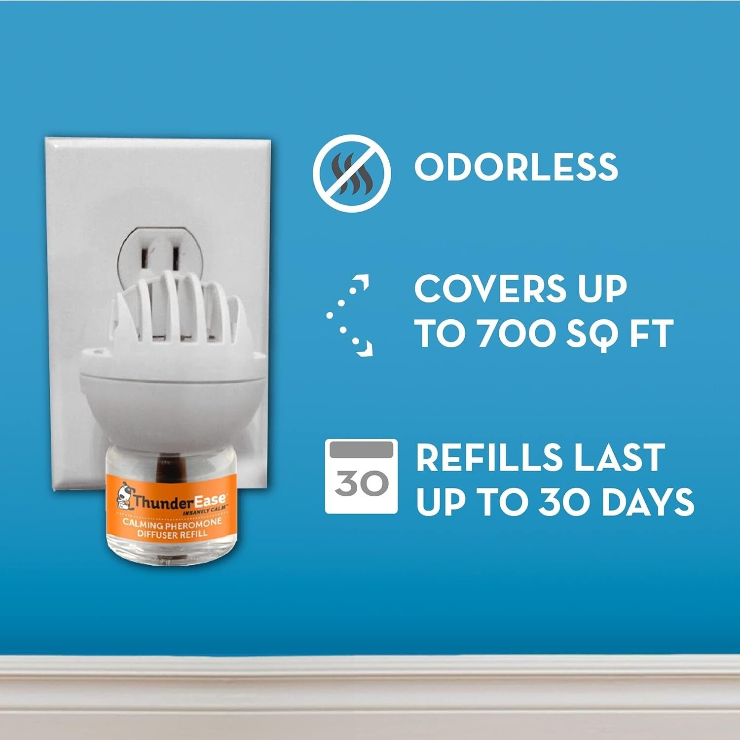 Vet-Recommended Dog Calming Pheromone Diffuser - 90-Day Supply for Stress Relief