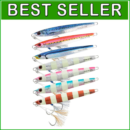 Corrosion-Resistant Lead Jigs for Saltwater Fishing - 160G/200G, 7 Color Options