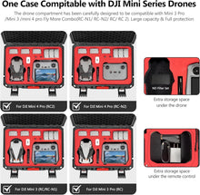 Load image into Gallery viewer, Shockproof Hard Case for DJI Mini 4 Pro with Charging Accessories Storage