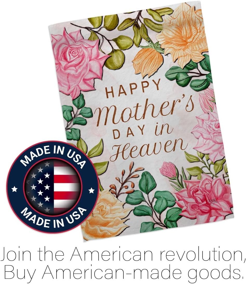 Vibrant Double-Sided Mother's Day Garden Flags - Eco-friendly & Durable