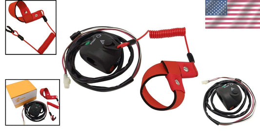 Durable Yamaha WaveRunner Handlebar Kill Switch Box with Safety Lanyard Included