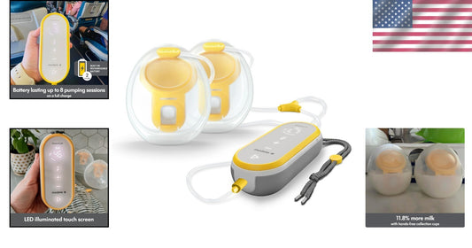 Freestyle Hands-Free Breast Pump - Wearable & App-Connected Double Electric