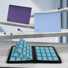 Load image into Gallery viewer, Compact 16 Pocket Card Storage Binder - Easy Access for 1020 Cards, Blue Design