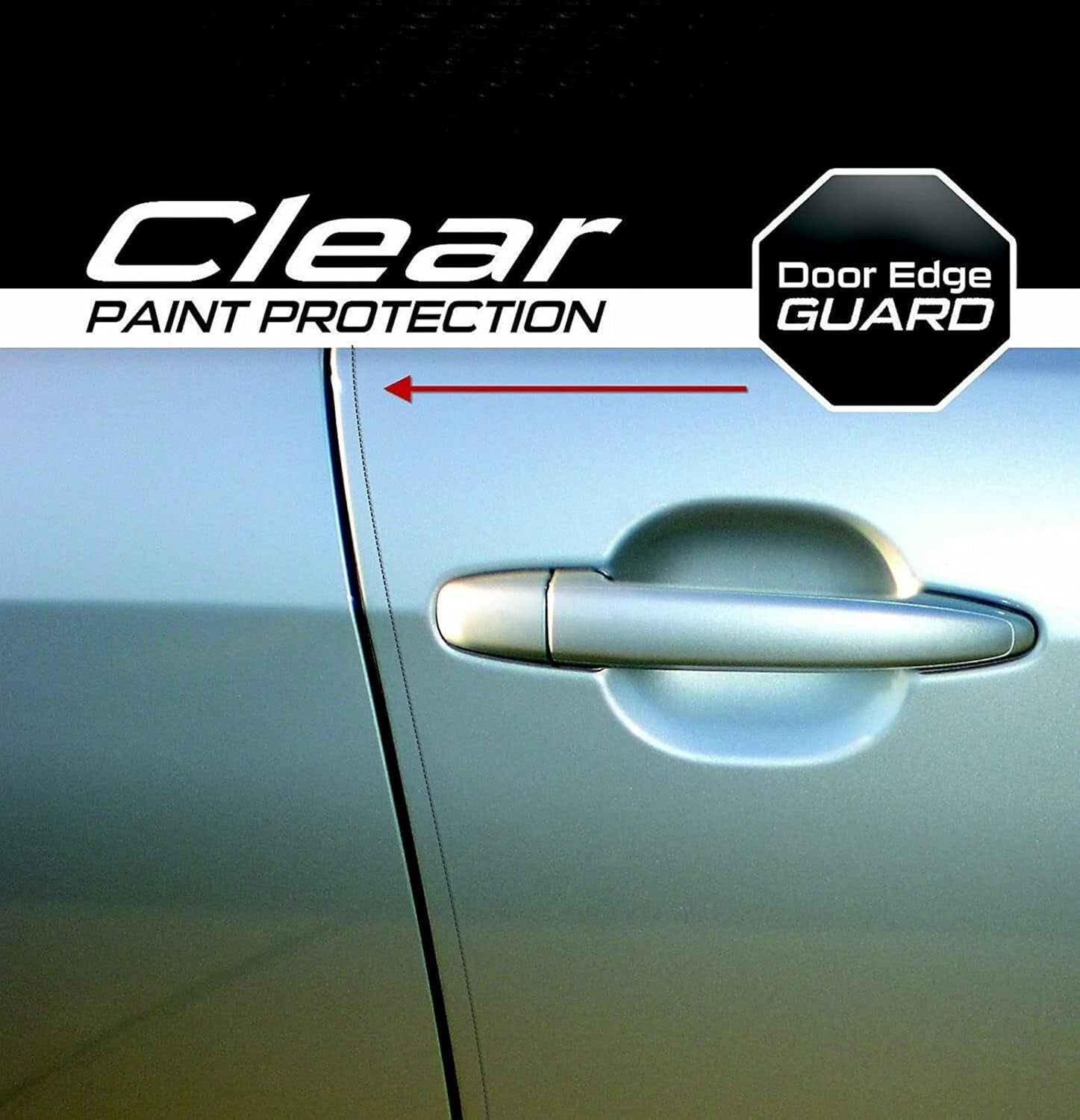 Universal Invisible Door Edge Protector Film - Clear Urethane Roll 0.4" x 40yd