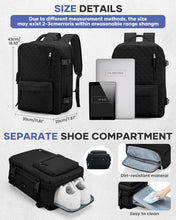 Load image into Gallery viewer, Versatile Travel Backpack with Vacuum Compression &amp; USB Charging for Adults