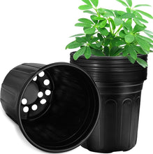 Load image into Gallery viewer, Versatile 5 Gallon Plant Pots - Soft Plastic Nursery Pots for Indoor/Outdoor Use