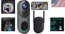 Load image into Gallery viewer, AI Motion-Sensing 5MP Wireless Doorbell Camera with 360° View &amp; Local Storage
