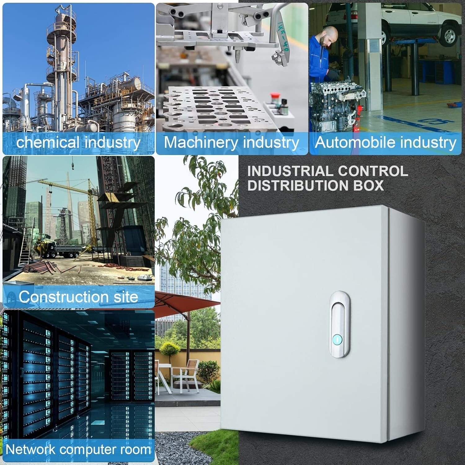 Dustproof Metal Electrical Enclosure Box with Compact Design & Easy Installation