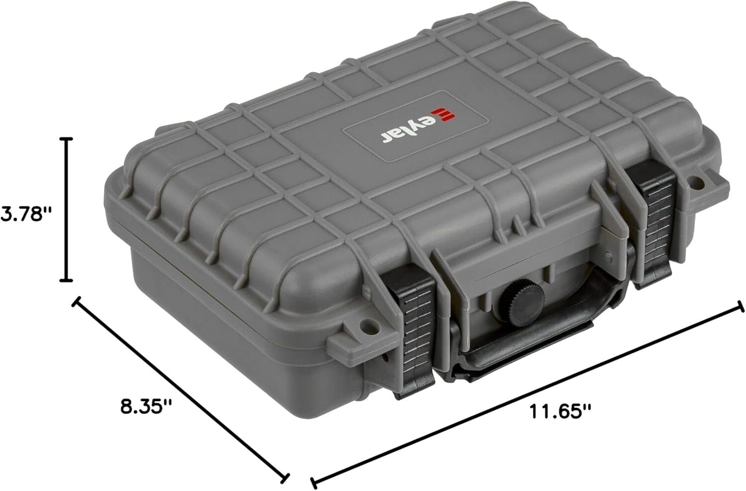 Secure Stackable Hard Gun Case - Waterproof, Crushproof, and TSA Compliant