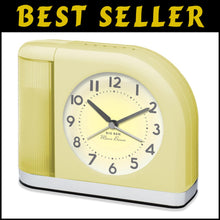 Load image into Gallery viewer, Big Ben Moon Beam Retro Alarm Clock in Yellow - Vintage Design with Charm