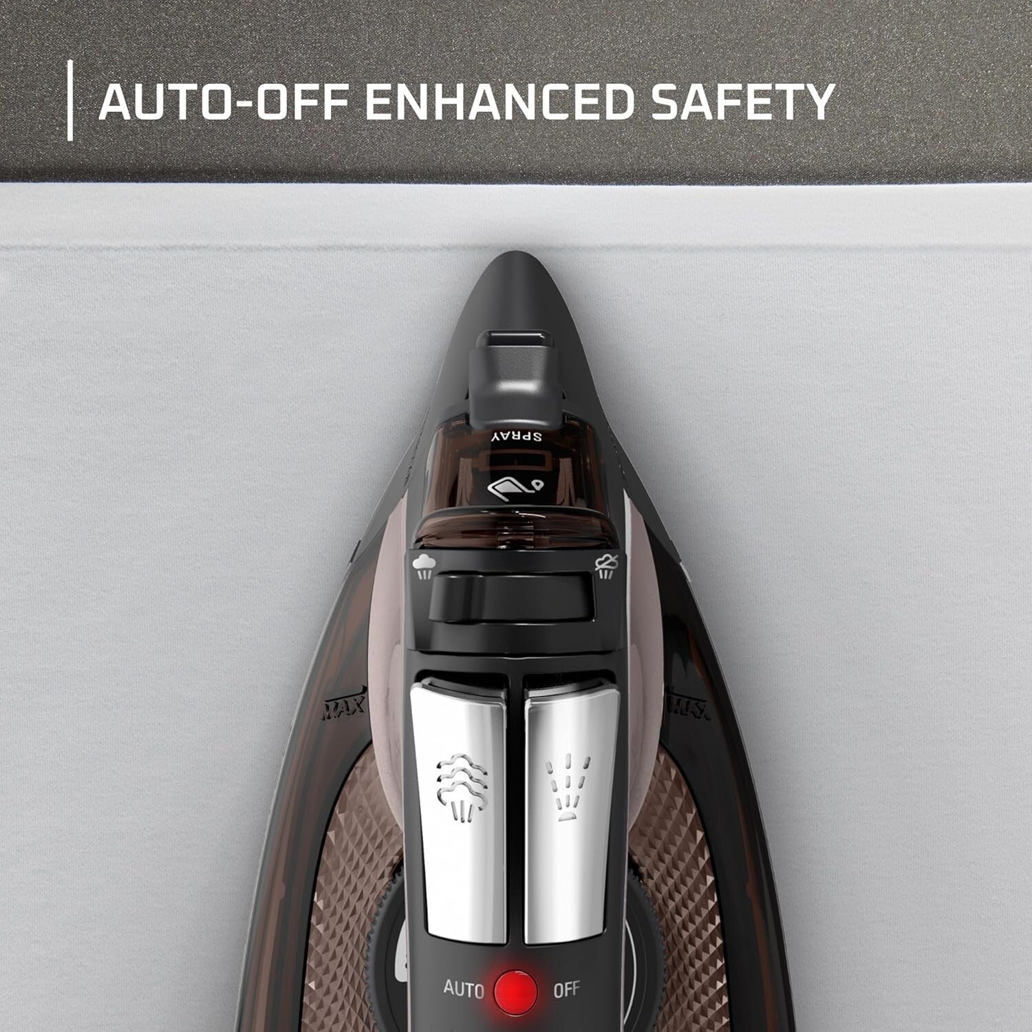 Ultimate Steam Iron with Retractable Cord - 350 Micro-Holes for Perfect Coverage