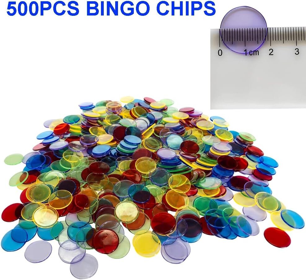 Ultimate 11" Bingo Game Set with 500 Chips, 100 Cards, and Durable Cage