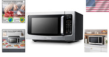Load image into Gallery viewer, Inverter Technology 1.6 Cu.Ft Stainless Steel Microwave with Smart Sensor Menus