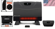Load image into Gallery viewer, Energy-Efficient Infrared Space Heater, Remote Control, Wall/Floor Mount - 1500W