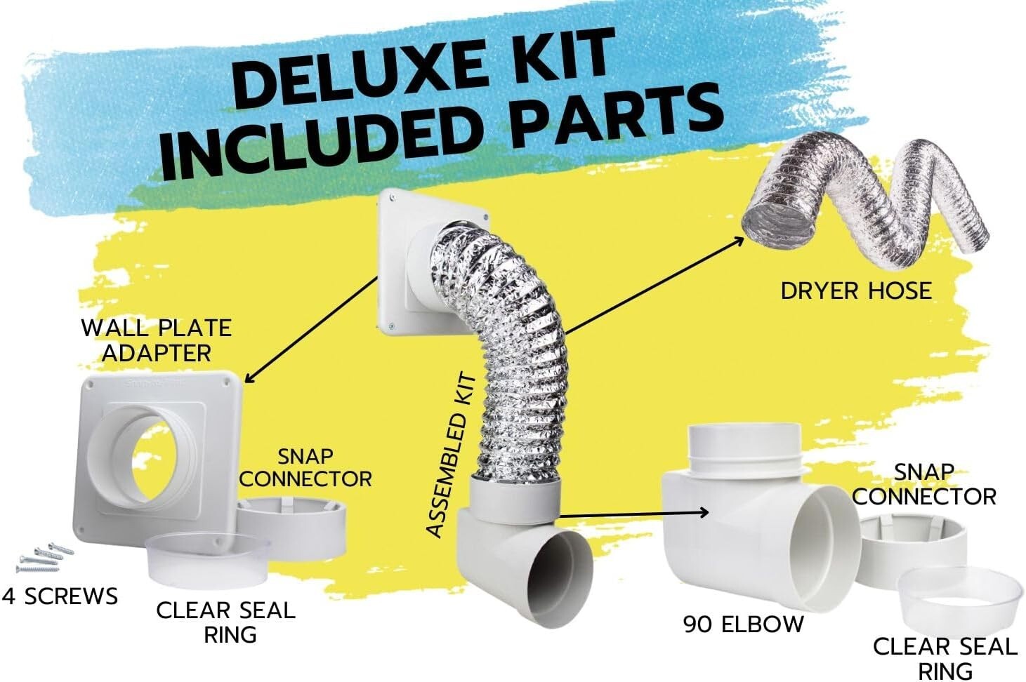 Effortless Dryer Venting Solution - STV-DLX Kit with Easy Maintenance Features