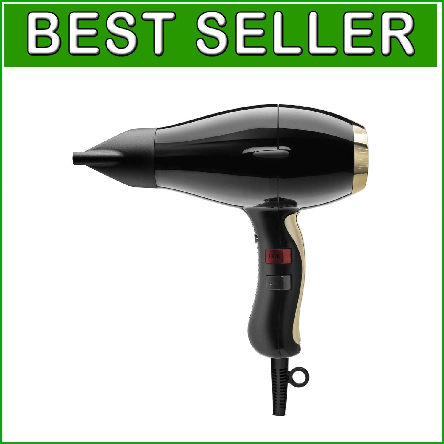 Healthy & Light Ionic Hair Dryer - 2000 Watts, 2 Concentrators, Stylish Options
