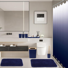 Load image into Gallery viewer, Stylish Bathroom Accessory Set - Water-Resistant Shower Curtain &amp; Absorbent Rugs