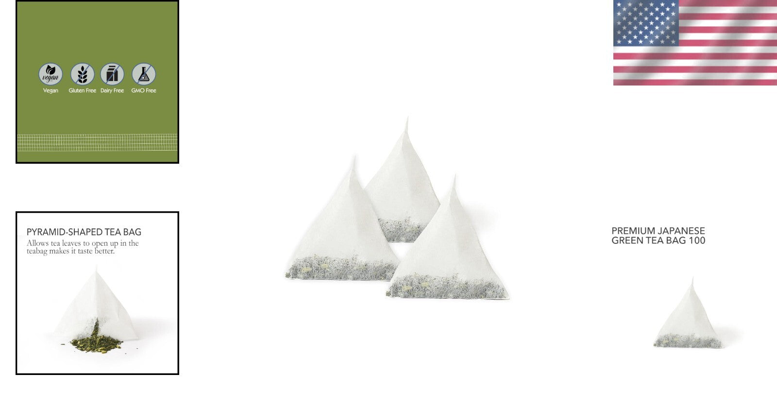 Authentic Loose Leaf Green Tea - Highest Quality 100-Pack for Tea Connoisseurs