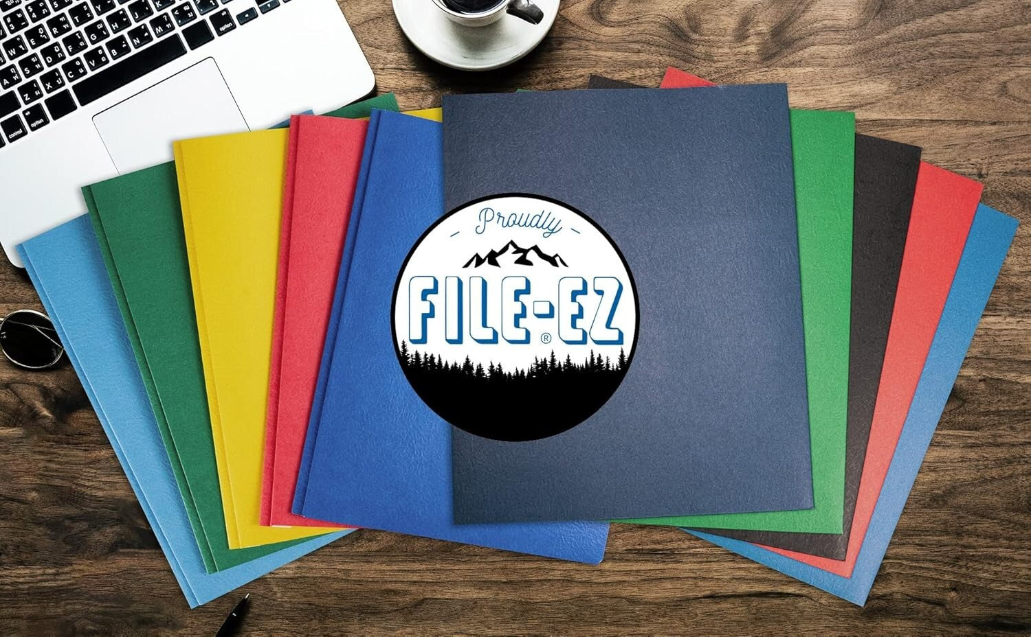 Durable White Two-Pocket Folder Pack of 125 - Effortless Document Organization