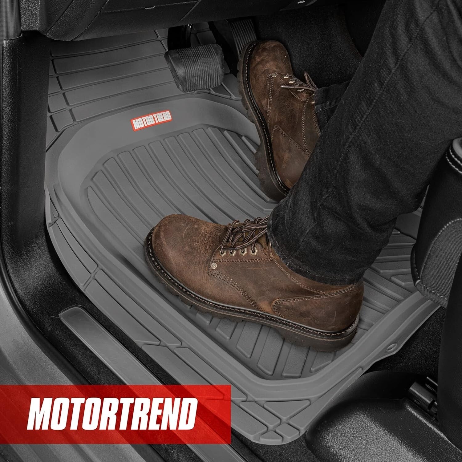 Custom Trim Rubber Floor Mats for Protection against Dirt & Weather for SUVs