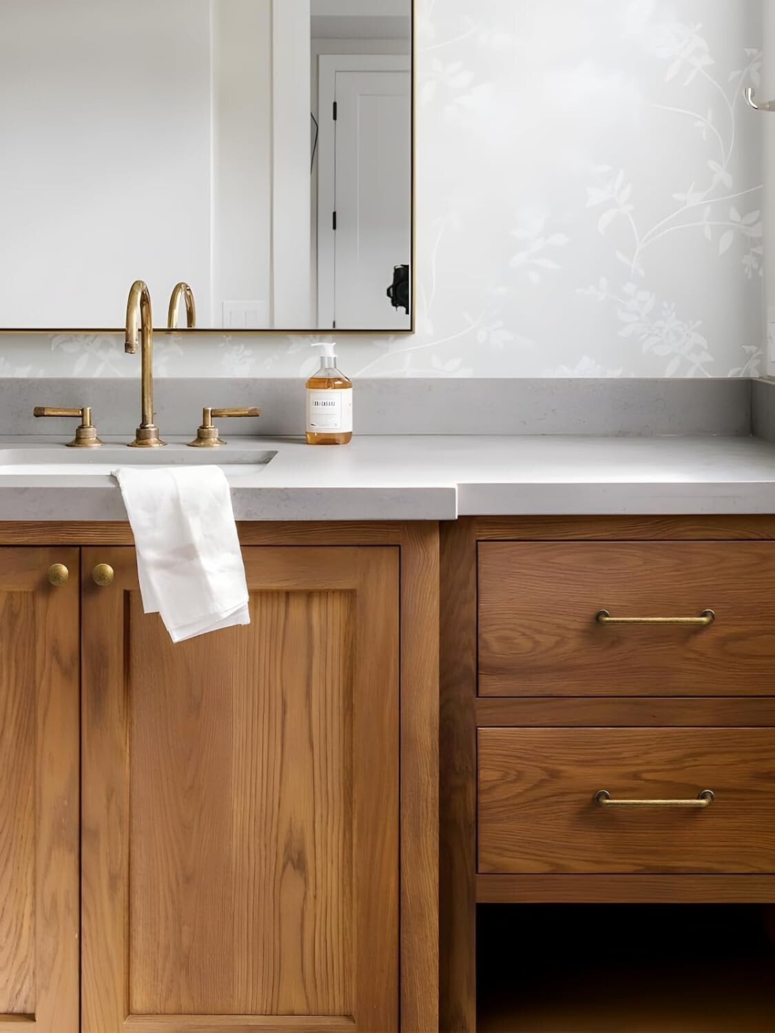 Durable 20 Pack Antique Brass Cabinet Pulls - 3 Inch Easy Install Bar Handles