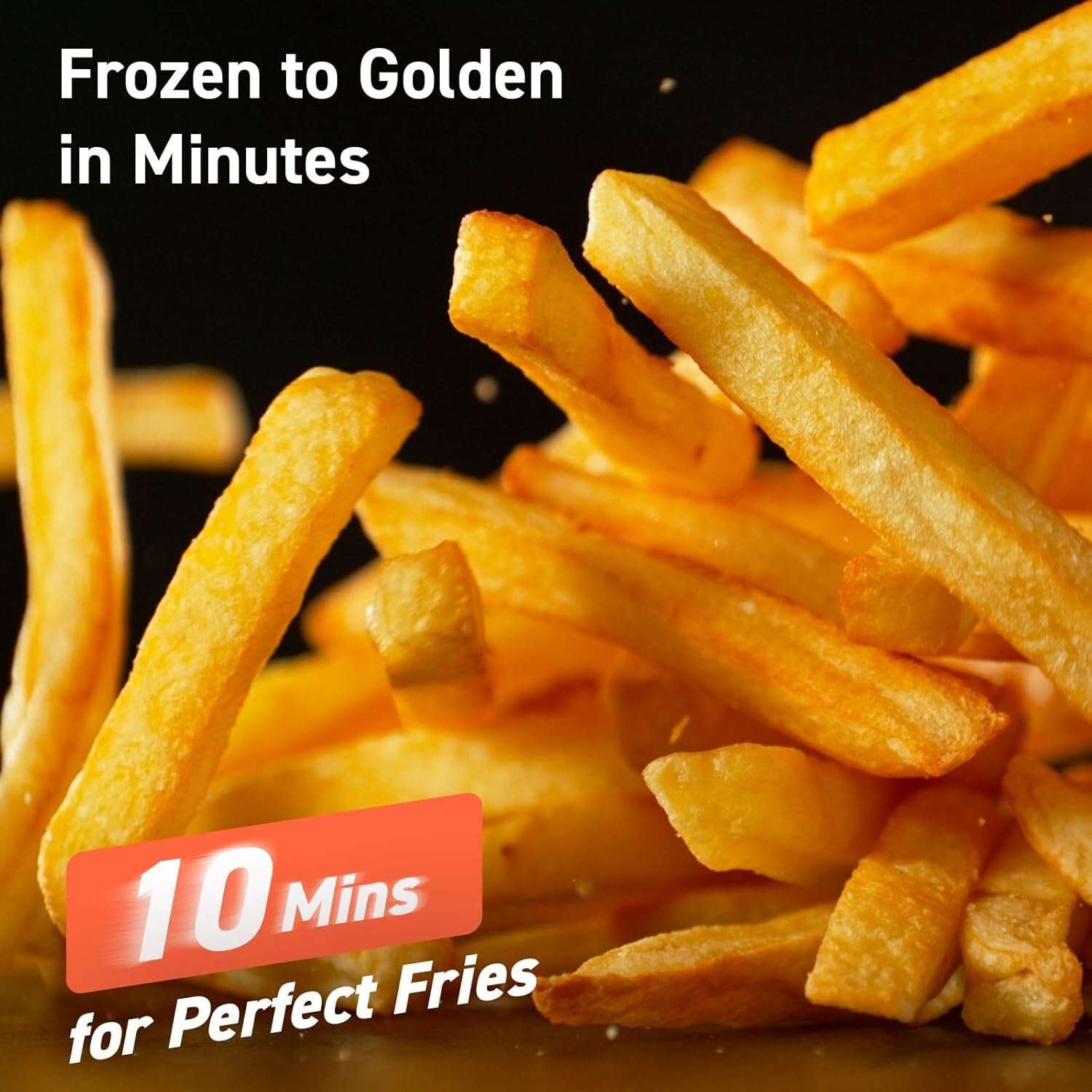 Dishwasher Safe 2.1 Qt Air Fryer in Red - 4 Cooking Functions, Perfect Gift