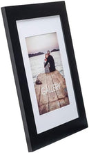 Load image into Gallery viewer, Versatile Black Wood Frame for 8x10/11x14 Photos - Wall/Tabletop Mounting